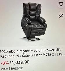 ONLY One month old but on SALE at 50% OFF Mcombo leather chair - Photo 2
