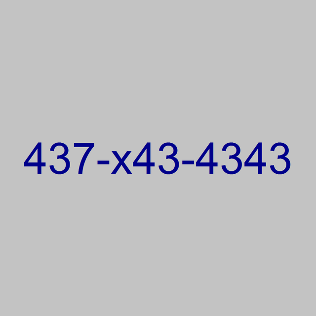 Memorable Toronto 434343 416 area code numbers are here