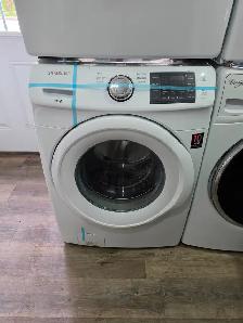 Samsung 27' White Front-Load Stackable Washer & Electric Dryer - Photo 2