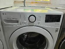 LG 27' White Front-Load Stackable Washer / Washing Machine - Photo 2