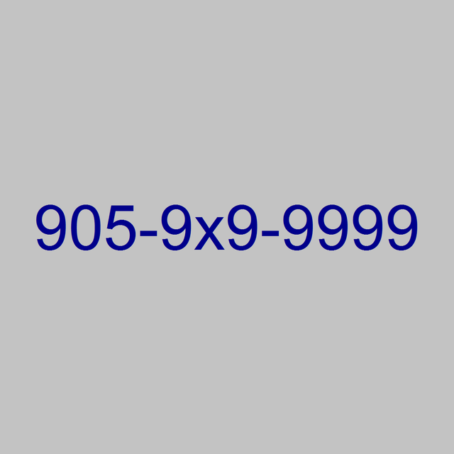 Memorable 905 416 Toronto area code numbers available