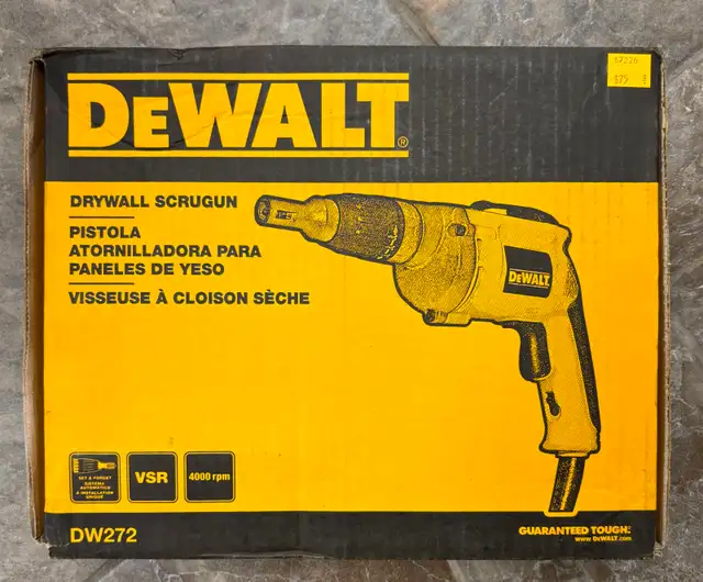 NEW Corded Dewalt DW272 Drywall Screw Gun