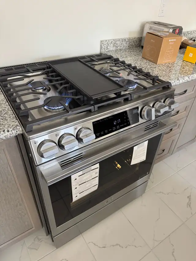 NATURAL GAS STOVE HOOKUPS AND DISCONNECTS