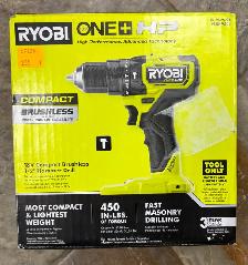 NEW Cordless Ryobi PSBHM02B Hammer Drill