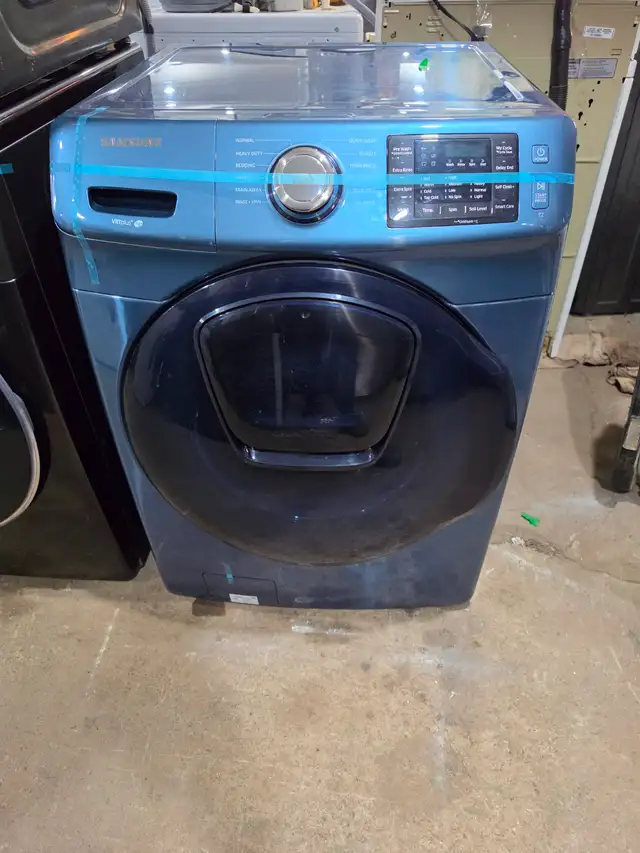 Samsung 27' Blue Sapphire FrontLoad Stackable Washer W/ Add Door