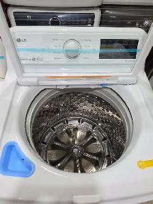 LG Smart 27' White Top-Load Glass Lid Washer / Washing Machine - Photo 3