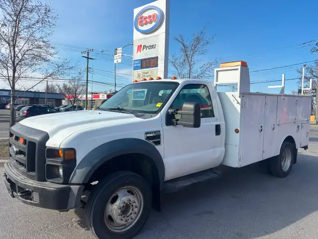 2008 FORD SUPER DUTY F450 DRW XL CAB CHASSIS 6.8L TRITON V10 RWD
