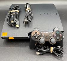 120gb Playstation 3 Slim Complete with PS3 Controller & Wires