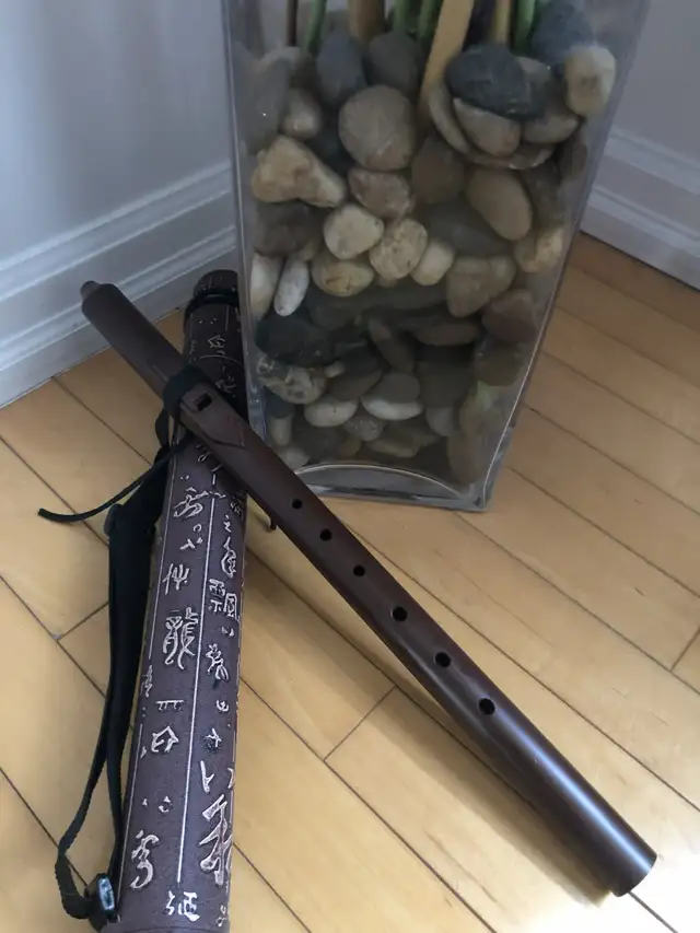 FLÛTE AMÉRIENDIENNE NEUVE en LA majeur   Étui