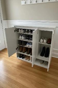 Brand New 3-Door Shoe Cabinet 90cm Wide Special $159