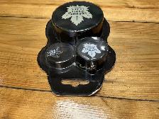 Inglasco TORONTO MAPLE LEAFS Keychain, Pin & Puck Set ! - Photo 5