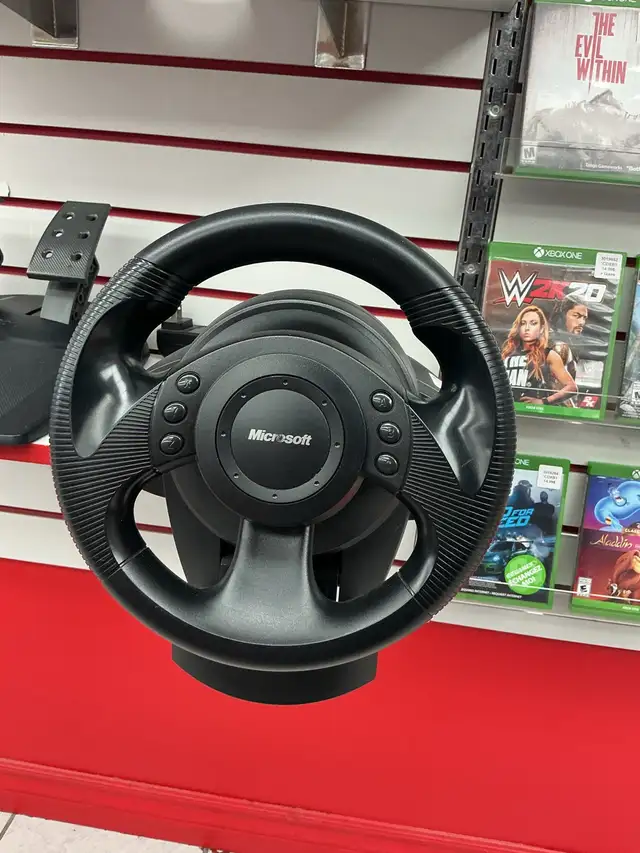 Volant pour jeux de course Microsoft