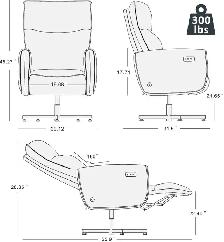 Brand New Power Nursery Glider Recliner Special $279 - Photo 3