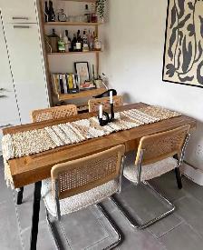 table à manger en bois