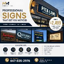 Custom Channel Letters & Storefront Signs | Outdoor/Indoor Signs