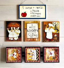 Kitchen Wall Décor Hangings Set