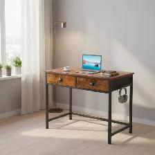 Brand New 35' Industrial Computer Desk with 2 Drawers $49