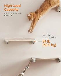 Brand New 10-Piece Wall-Mounted Cat Tree - Photo 3