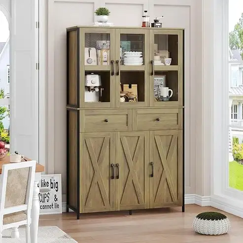 Brand New 41.3' Large Kitchen Pantry Cabinet Special $279
