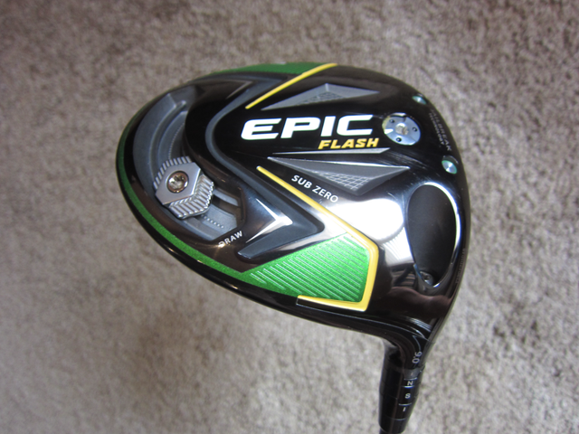 9.9/10 CALLAWAY EPIC FLASH SUB ZERO RH STIFF #1/3/5 WOODS