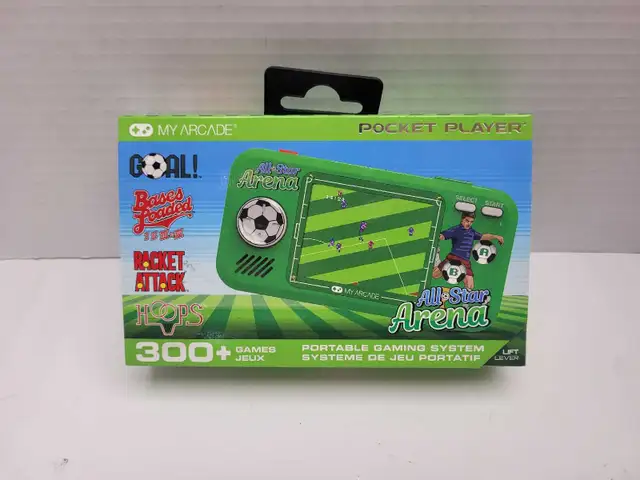 My Arcade All Star Arena 300  Games Pocket Player