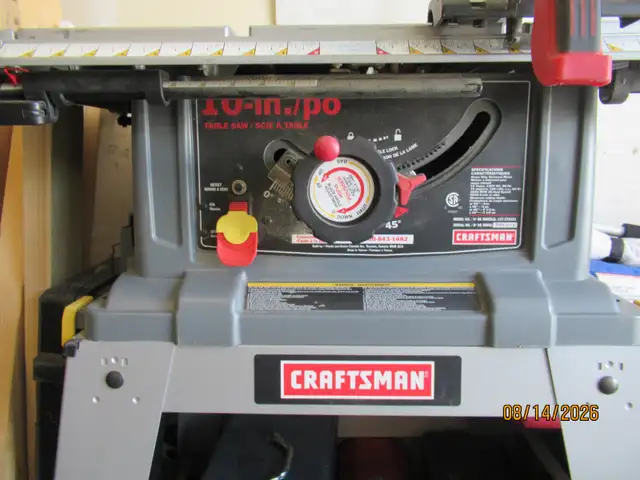 Craftsman 10 inch table saw