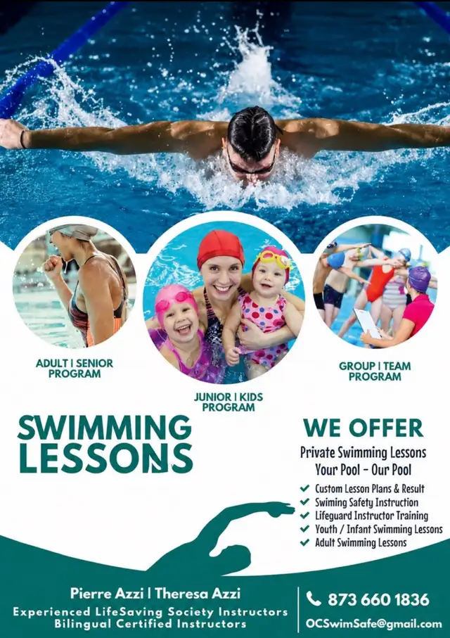 Private swimming lessons- Ottawa area