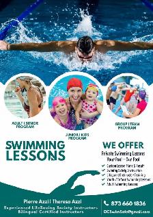 Private swimming lessons- Ottawa area