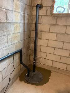 Wet basement, sump pump installation, waterproofing, - Photo 9
