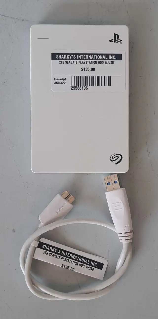 2TB Seagate Playstation HHD Hard Drive(29588106)