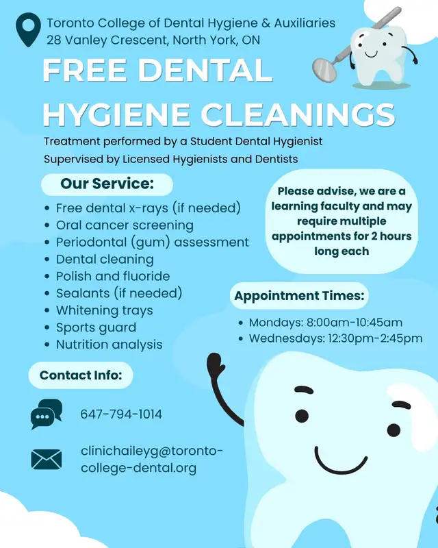 Free Dental Cleaning!