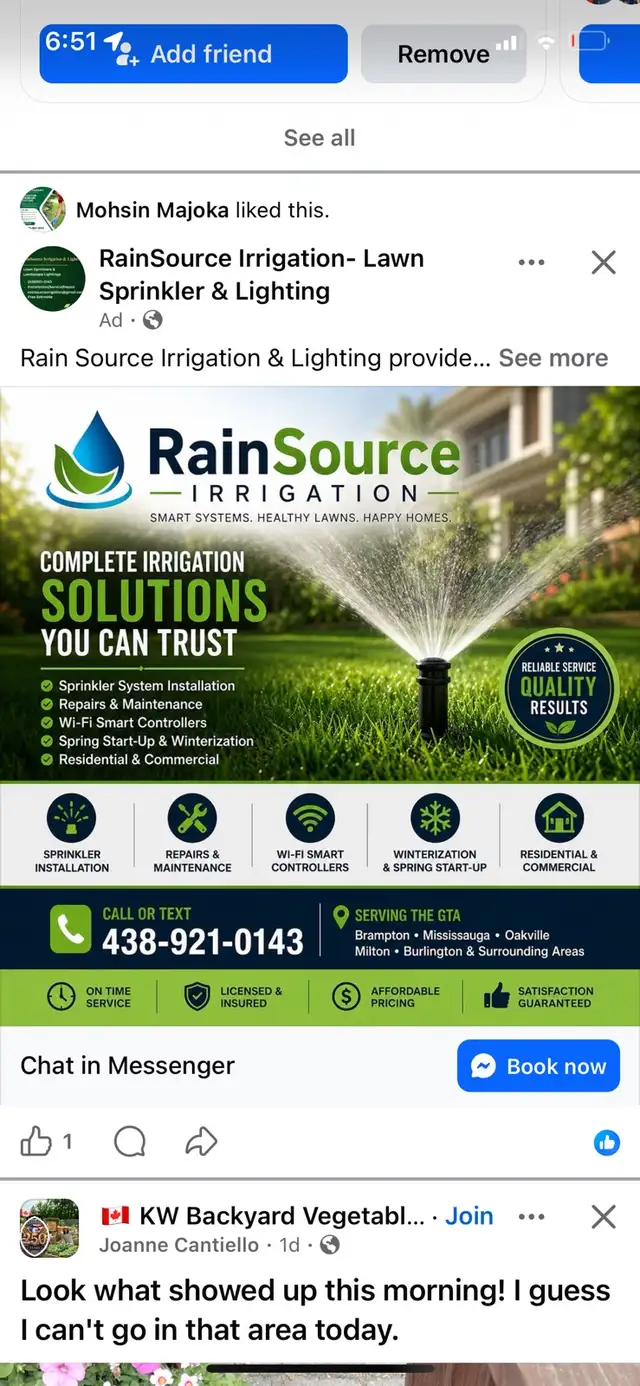 Professional Irrigation Services in GTA & Kitchener-Waterloo (KW