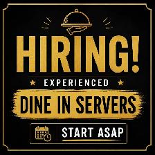 Experienced Dine In Servers - Yummy Punjabi Flavours, Brampton