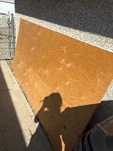 3/4" plywood