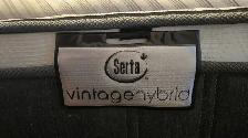 Structube Queen Bed Frame and Serta Mattress (LIKE NEW) - Photo 2
