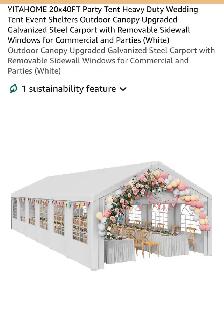 20x40 party tent
