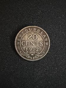 1912 Newfoundland 20 cents - #102