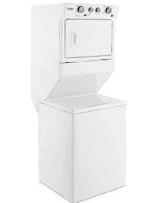 Whirlpool Stacked Washer & Dryer – Space-Saving Laundry Center - Photo 2