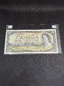 1954 Canada 20$ Bank Note - #109