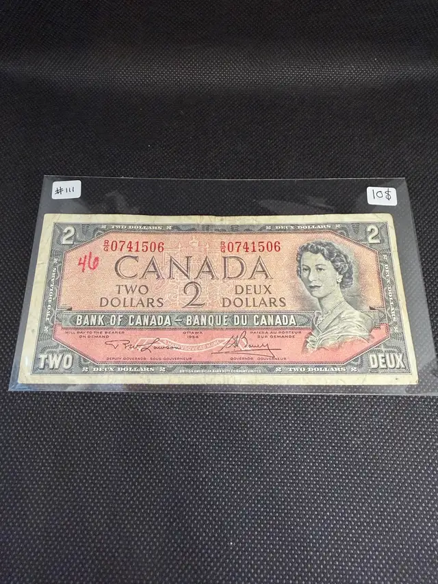 1954 Canada 2$ Bank Note - #111