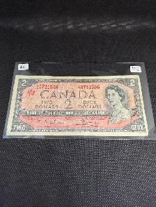 1954 Canada 2$ Bank Note - #111