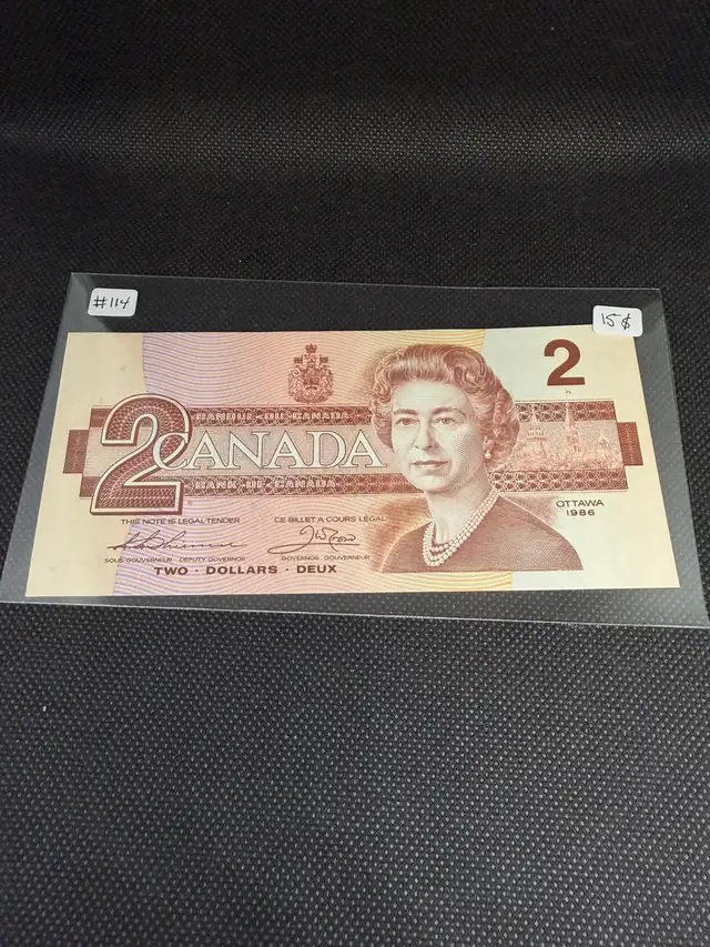 1986 Canada 2$ Bank Note UNC - #114