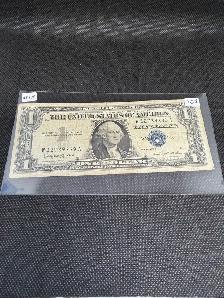 1957 USA 1$ Silver Certificate Note - #115