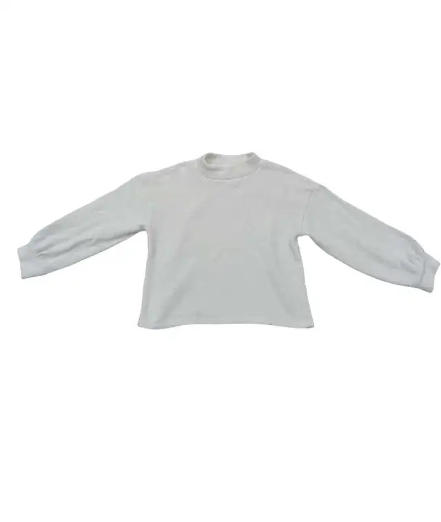 Old Navy Youth Large Cream Mock Neck Sweater