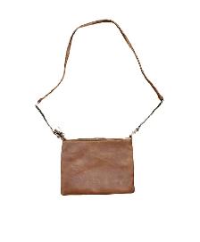 Brown Faux Leather Crossbody Bag - Photo 2