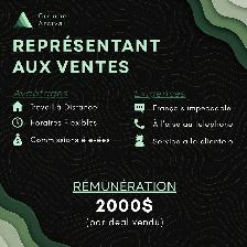 POSTE: Représentant aux Ventes.