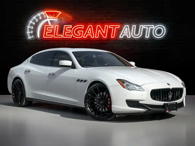 2015 Maserati Quattroporte SQ4 |CLEAN CARFAX|NAV|ROOF|BACKUP|LOW