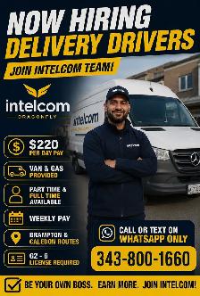 Hiring delivery drivers