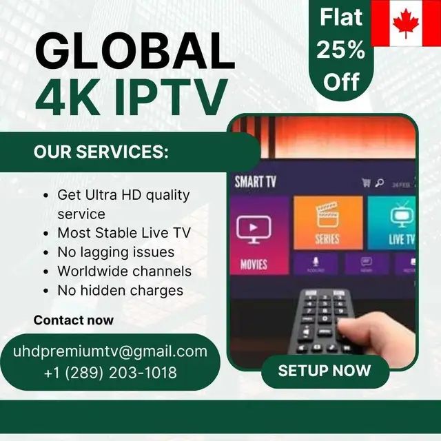 Stable 4K live channels with no buffering