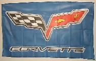 New Outdoor/indoor Corvette Flag / sign 3ft X 5ft - Photo 2